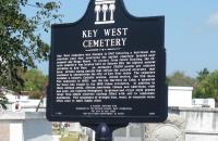 Key West Cemetery Marker