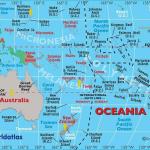 Map of Countries in the Australian / Oceania Region whom have visited the Key West Paranormal Society 
