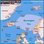Map of Countries in the European / Norwegian Sea Region whom have visited the Key West Paranormal Society 