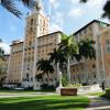Front entrance of the Biltmore Hotel in Coral Gables, Florida.