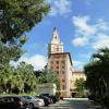 Side view of the Biltmore Hotel in Coral Gables, Florida.