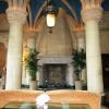 Fire place in the lobby of the Biltmore Hotel in Coral Gables, Florida.