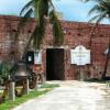 Entrance to the East Martello Tower, home of Robert The Doll, in Key West, Florida