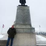 Key West Paranormal Society's Eric DeVuyst visiting with the OSPS team and touring McKinley's Monument in Canton, Ohio.